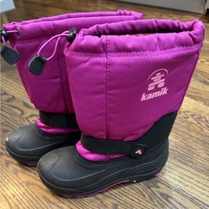 Kamik Waterbug5 Girls Waterproof Boots-size 5